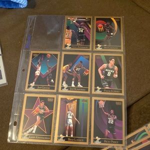 NBA Milwaukee Bucks lot of eight basketball trading cards skybox